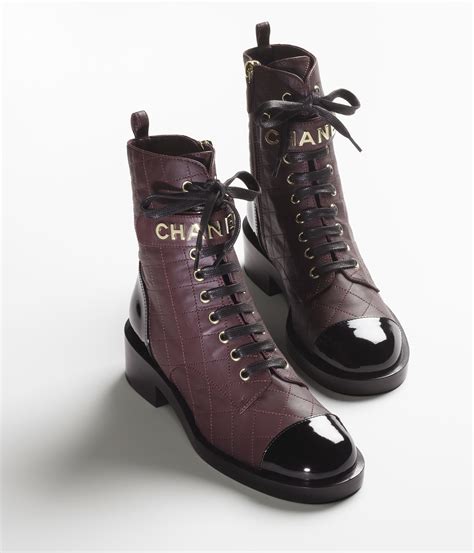 burgundy chanel boots|Chanel shoes website.